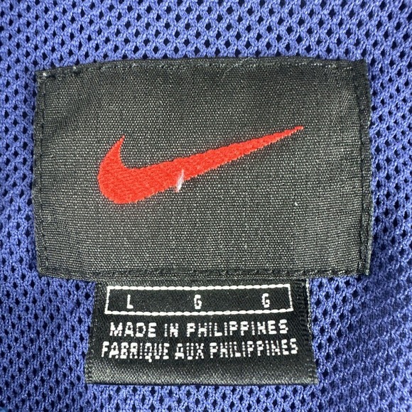 Vintage 90's Nike Navy‎ Windbreaker Jacket Size Large - Picture 8 of 12